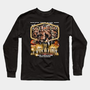 Randy Orton Batista Ric Flair & Triple H Evolution Long Sleeve T-Shirt